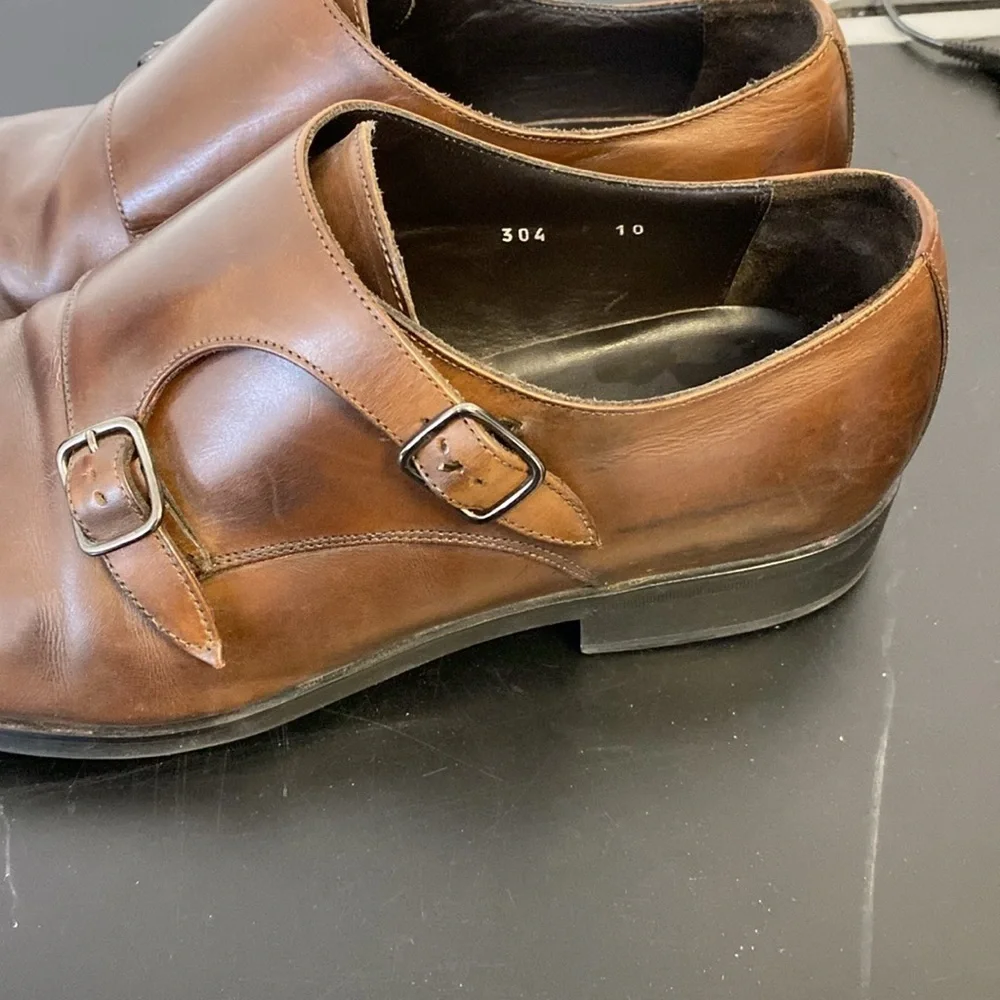 To Boot New York By Adam Derrick Mens Oxford Shoes Brown Monk size 10